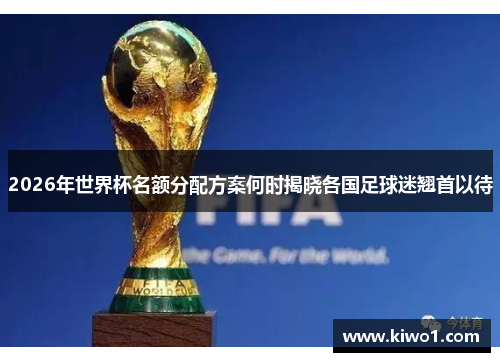 2026年世界杯名额分配方案何时揭晓各国足球迷翘首以待